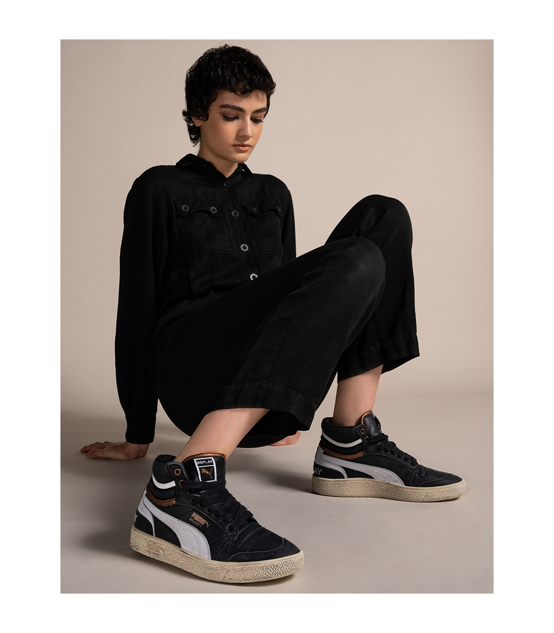 RALPH SAMPSON BY PUMA FOR REPLAY AGENDER LIMITED EDITION 詳細画像 ブラック ホワイト 4